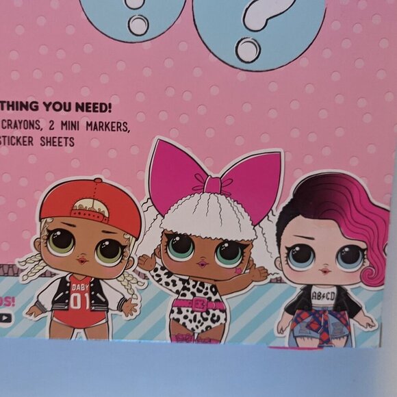 NWT LOL Surprise! Mystery Activity Kit Pink L.O.L. Dolls Stickers Coloring HTF - Picture 7 of 8